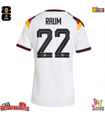 Germany David Raum #22 Replica Home Stadium Shirt for Women World Cup 2026 Short Sleeve